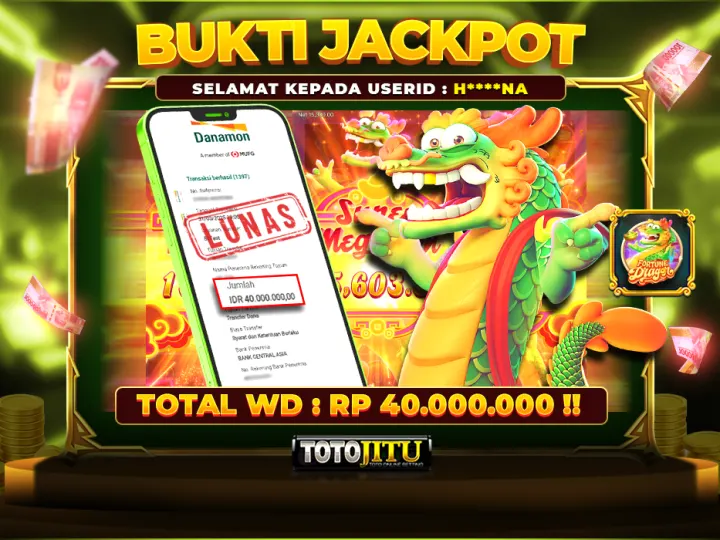 MEGA WIN ! JACKPOT SLOT ? TANPA KOMPROMI, LANGSUNG DIBAYAR LUNAS !