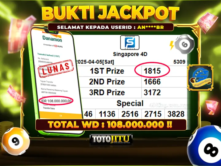 TOGEL SINGAPORE BAGI-BAGI CUAN GEDE-GEDEAN !!