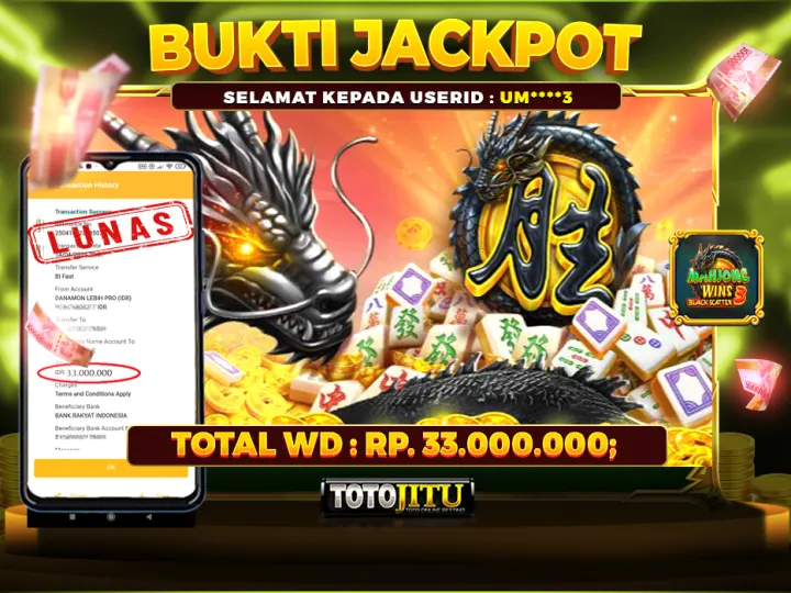 NAGA HITAM BERAKSI !! JACKPOT 33 JUTA DIBAYAR TUNTAS !