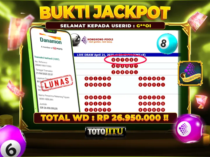 Menang Besar TOGEL HONGKONG! Dibayar LUNAS Tanpa Tunda!