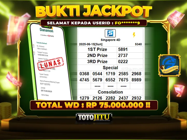GEGER TOTAL!! CUAN DARI SINGAPORE NGGA ADA AMPUNNYA!