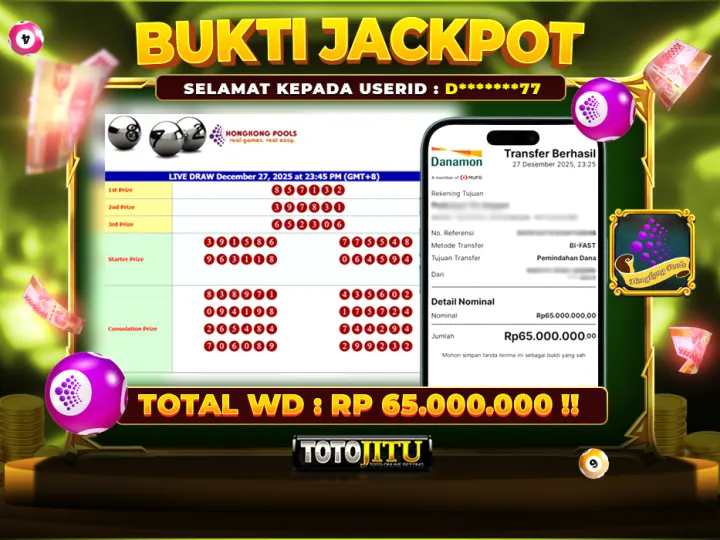 🔥 HONGKONG JACKPOT ON FIRE — SAATNYA NIKMATI SENSASINYA!