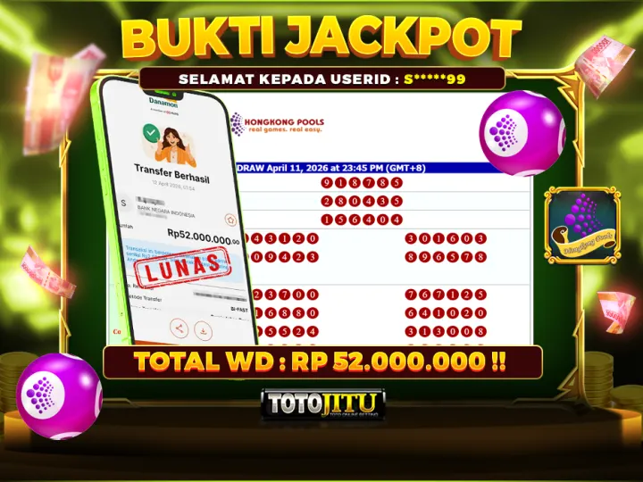 Tembus Pasaran Hong Kong, Rezeki Jackpot Tiap Hari! 🔥