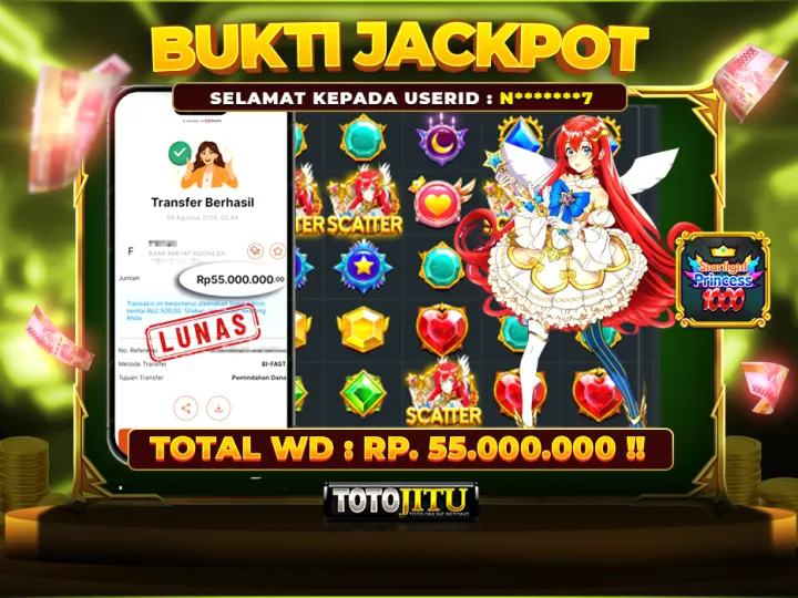 🔥 MENANG BESAR DI STARLIGHT PRINCESS 1000!