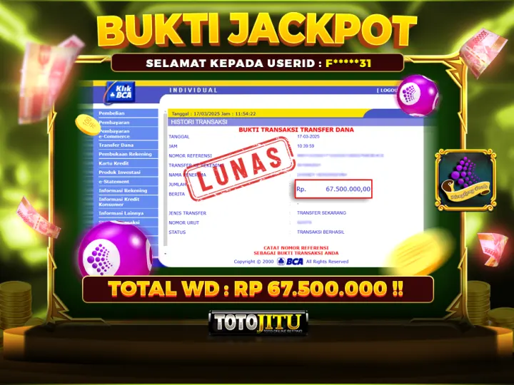 TOGEL HONGKONG BAGI JACKPOT LANGSUNG LUNAS DIBAYARKAN !