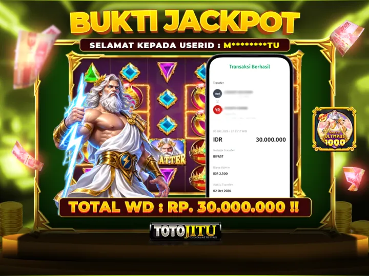 ⚡ ZEUS TURUN DENGAN KEKUATAN PETIR! JP BESAR MENANTI DI GATES OF OLYMPUS 1000! ⚡