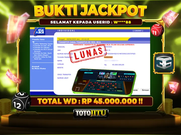 MAINKAN DINGDONG 36D PASTI GACOR !! MENANG BERAPAPUN DI BAYAR LUNAS !!